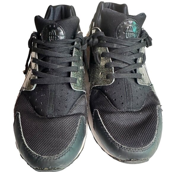 Nike Huarache Run SE TD 'Black Gold Glitter' Youth Size 7 - Picture 7 of 9